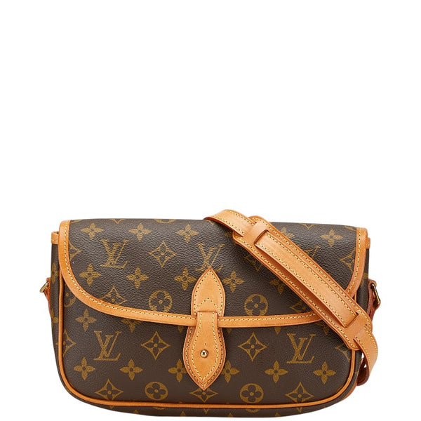 ルイ ヴィトン モノグラム ジベシエールPM 斜め掛け ショルダーバッグ M42248 ブラウン PVC レザー レディース LOUIS VUITTON 【中古】