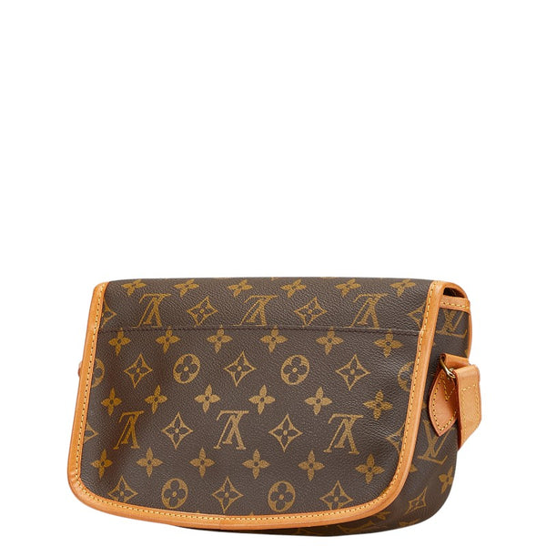 ルイ ヴィトン モノグラム ジベシエールPM 斜め掛け ショルダーバッグ M42248 ブラウン PVC レザー レディース LOUIS VUITTON 【中古】