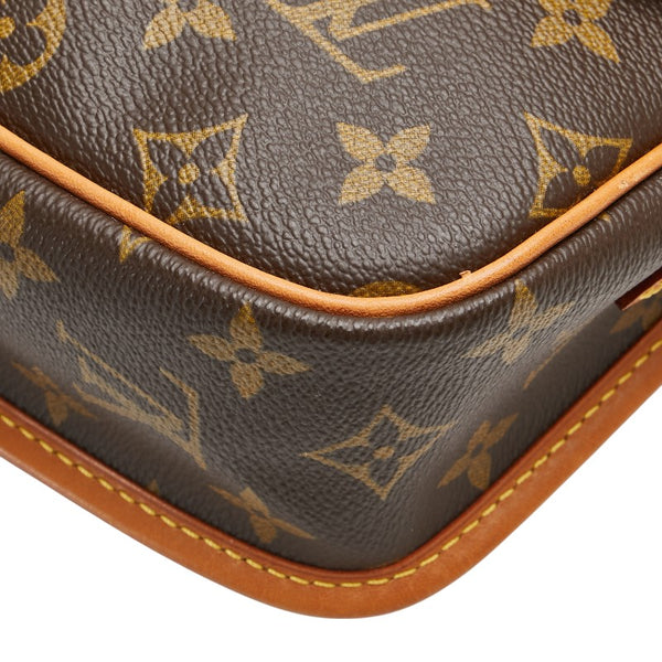 ルイ ヴィトン モノグラム ジベシエールPM 斜め掛け ショルダーバッグ M42248 ブラウン PVC レザー レディース LOUIS VUITTON 【中古】