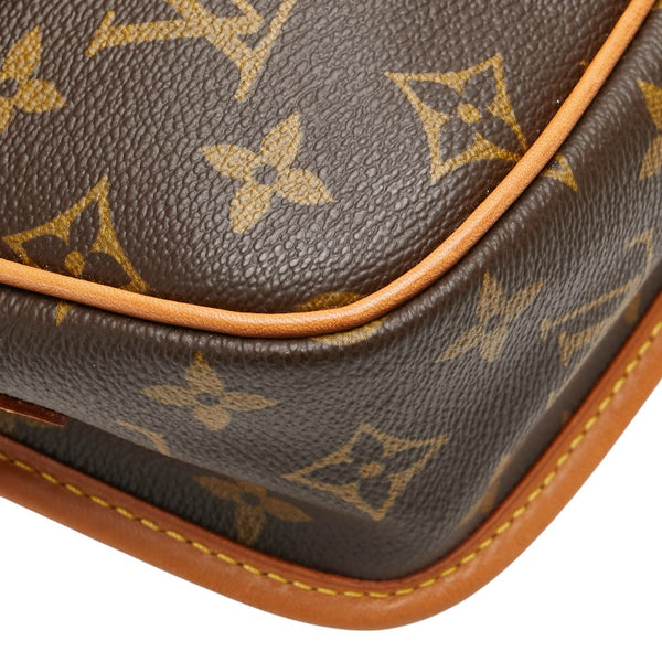 ルイ ヴィトン モノグラム ジベシエールPM 斜め掛け ショルダーバッグ M42248 ブラウン PVC レザー レディース LOUIS VUITTON 【中古】