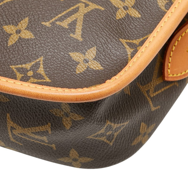 ルイ ヴィトン モノグラム ジベシエールPM 斜め掛け ショルダーバッグ M42248 ブラウン PVC レザー レディース LOUIS VUITTON 【中古】