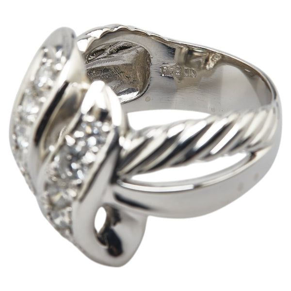 Pt900 プラチナ ダイヤ1.00ct リング 指輪 レディース 14.5号 【中古】