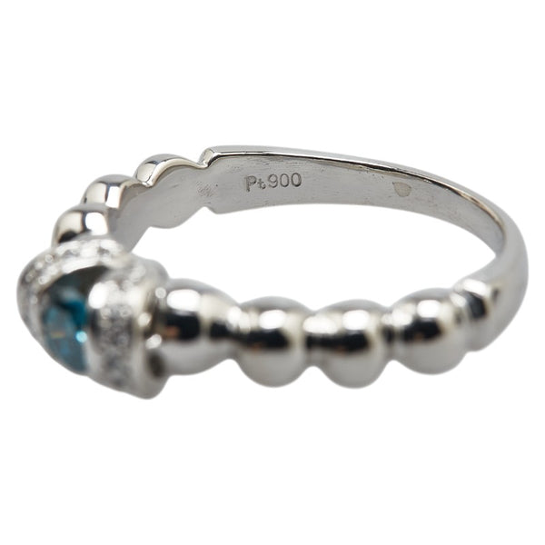 Pt900 プラチナ ダイヤ0.21ct ダイヤ0.07ct リング 指輪 レディース 13号 【中古】