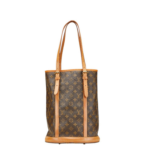 ルイ ヴィトン モノグラム バケットGM トートバッグ ショルダーバッグ M42236 ブラウン PVC レザー レディース LOUIS VUITTON 【中古】