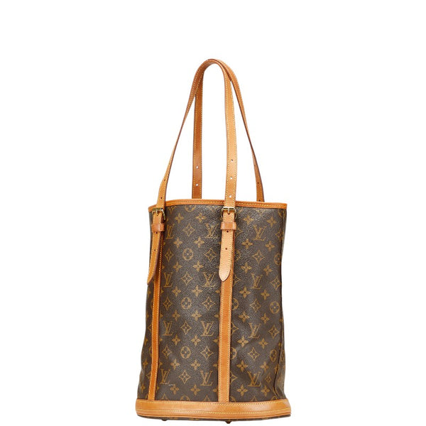ルイ ヴィトン モノグラム バケットGM トートバッグ ショルダーバッグ M42236 ブラウン PVC レザー レディース LOUIS VUITTON 【中古】