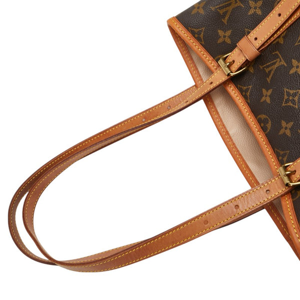 ルイ ヴィトン モノグラム バケットGM トートバッグ ショルダーバッグ M42236 ブラウン PVC レザー レディース LOUIS VUITTON 【中古】