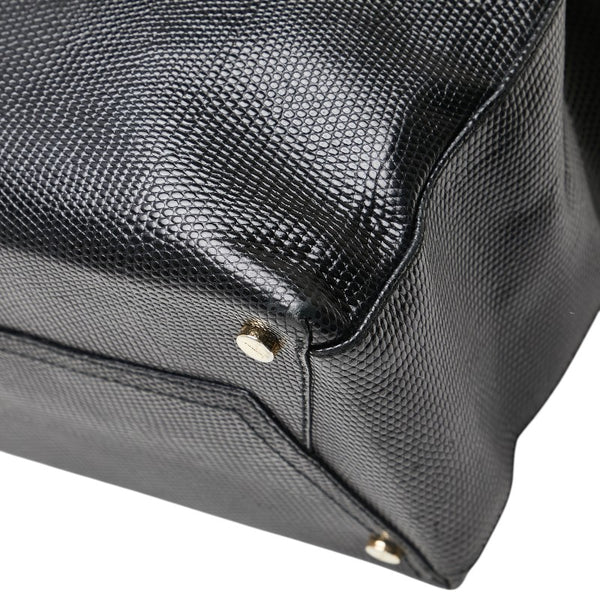 サルヴァトーレフェラガモ ヴァラ トートバッグ ハンドバッグ ブラック PVC レザー レディース Salvatore Ferragamo 【中古】