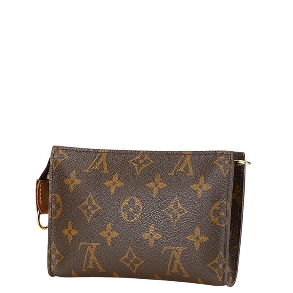 ルイ ヴィトン モノグラム プチ バケットPM 付属品ポーチ ポーチ M42238 ブラウン PVC レザー レディース LOUIS VUITTON 【中古】