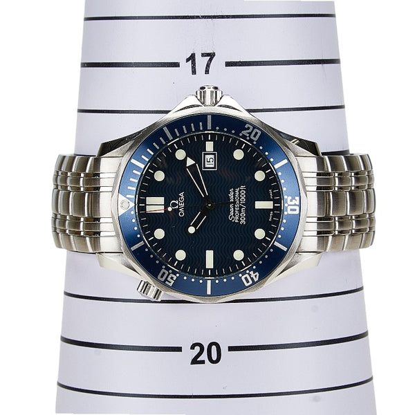 オメガ シーマスター300 プロフェッショナル 腕時計 2541.80 クオーツ ネイビー文字盤 ステンレススチール メンズ OMEGA 【中古】