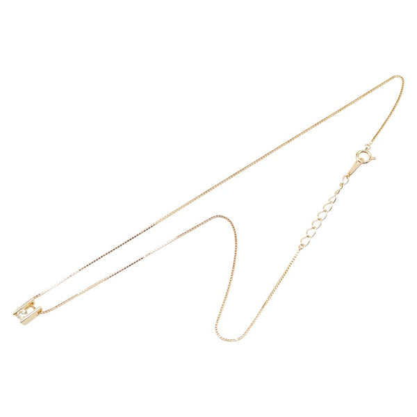 タサキ K18YG イエローゴールド ダイヤ0.21ct ペンダントネックレス レディース TASAKI 【中古】