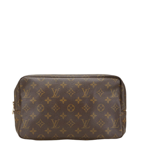 ルイ ヴィトン モノグラム トゥルーストワレット 28 セカンドバッグ クラッチバッグ M47522 ブラウン PVC レディース LOUIS VUITTON 【中古】