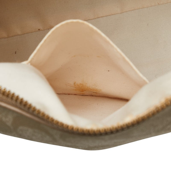 コーチ シグネチャー ショルダーバッグ ハンドバッグ 2WAY ベージュ ホワイト PVC レザー レディース COACH 【中古】