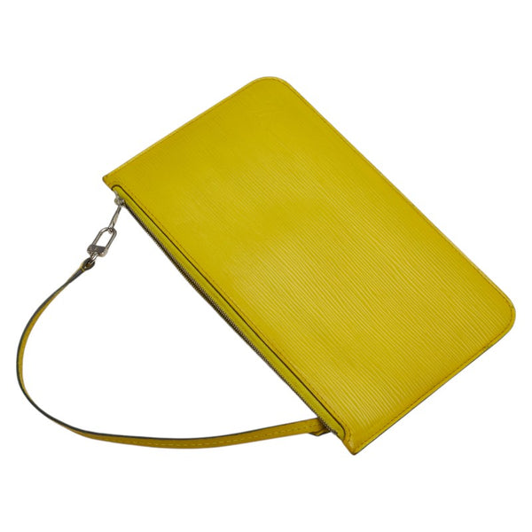 ルイ ヴィトン エピ ネヴァーフル用 付属 ポーチ ミモザ イエロー レザー レディース LOUIS VUITTON 【中古】