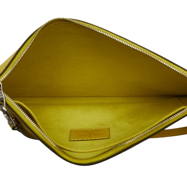 ルイ ヴィトン エピ ネヴァーフル用 付属 ポーチ ミモザ イエロー レザー レディース LOUIS VUITTON 【中古】
