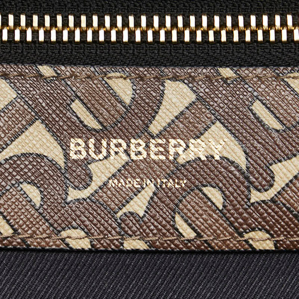バーバリー TBモノグラム リュック バックパック ブラウン PVC レザー レディース BURBERRY 【中古】