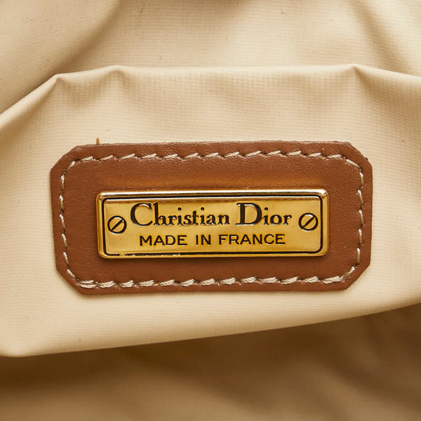 ディオール ハニカム セカンドバッグ クラッチバッグ ブラック ブラウン PVC レザー メンズ Dior 【中古】