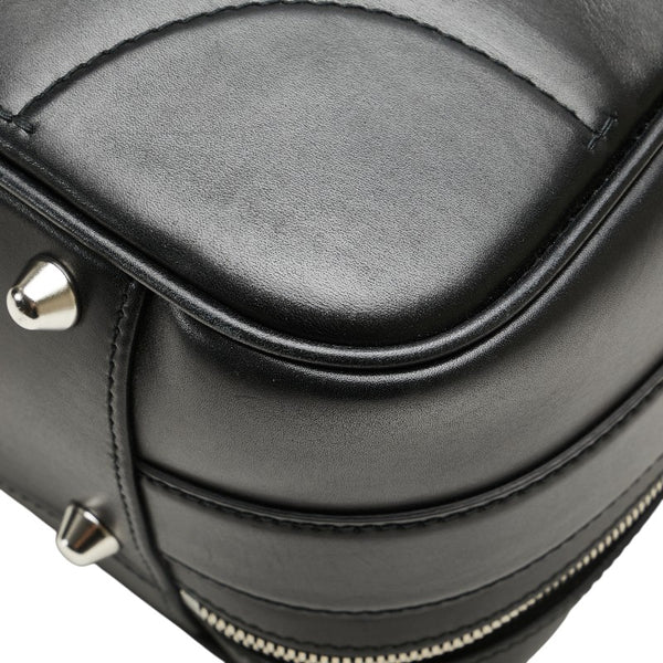 グッチ ボストンバッグ トラベルバッグ ブラック レザー レディース GUCCI 【中古】