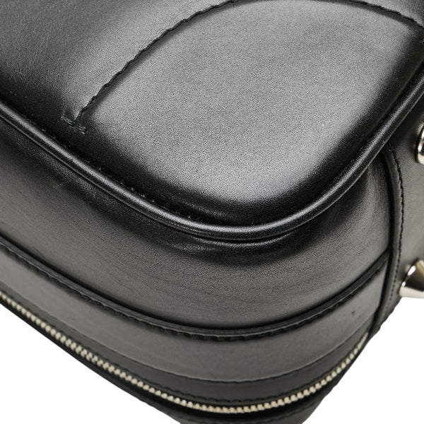 グッチ ボストンバッグ トラベルバッグ ブラック レザー レディース GUCCI 【中古】
