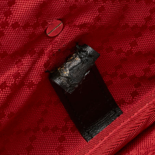 グッチ ボストンバッグ トラベルバッグ ブラック レザー レディース GUCCI 【中古】