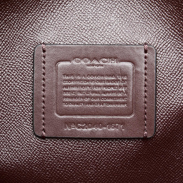コーチ モリー トートバッグ 1671 ブラック レザー レディース COACH 【中古】