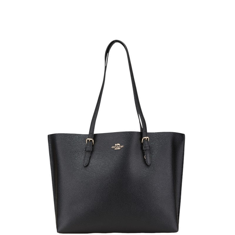 コーチ モリー トートバッグ 1671 ブラック レザー レディース COACH 【中古】