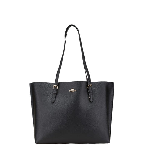 コーチ モリー トートバッグ 1671 ブラック レザー レディース COACH 【中古】