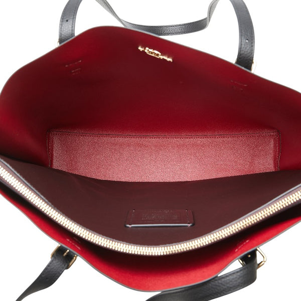 コーチ モリー トートバッグ 1671 ブラック レザー レディース COACH 【中古】