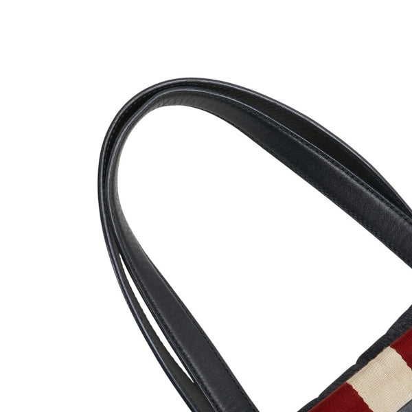 バリー トートバッグ グレー マルチカラー ナイロン レザー メンズ BALLY 【中古】