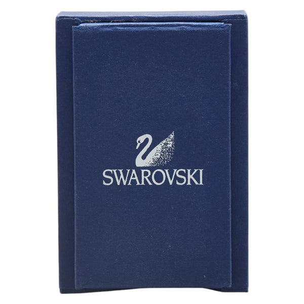 スワロフスキー ハート キーホルダー チャーム ストラップ シルバー クリスタル メタル レディース SWAROVSKI 【中古】