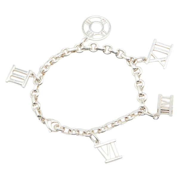 ティファニー アトラス 5チャーム ブレスレット SV925 シルバー レディース TIFFANY&Co. 【中古】