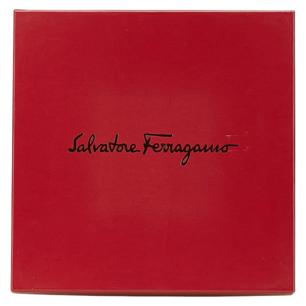 サルヴァトーレフェラガモ サルヴァトーレ フェラガモ スカーフ レッド シルク レディース Salvatore Ferragamo 【中古】