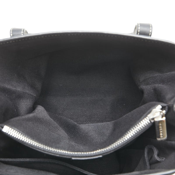 セリーヌ マカダム ハンドバッグ トートバッグ グレー ブラック キャンバス レザー レディース CELINE 【中古】