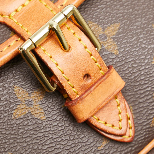 ルイ ヴィトン モノグラム ソローニュ ショルダーバッグ M42250 ブラウン PVC レザー レディース LOUIS VUITTON 【中古】