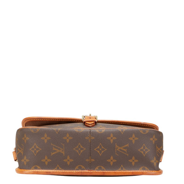 ルイ ヴィトン モノグラム ソローニュ ショルダーバッグ M42250 ブラウン PVC レザー レディース LOUIS VUITTON 【中古】