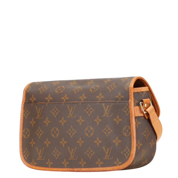 ルイ ヴィトン モノグラム ソローニュ ショルダーバッグ M42250 ブラウン PVC レザー レディース LOUIS VUITTON 【中古】