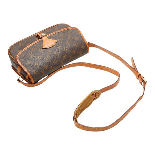 ルイ ヴィトン モノグラム ソローニュ ショルダーバッグ M42250 ブラウン PVC レザー レディース LOUIS VUITTON 【中古】