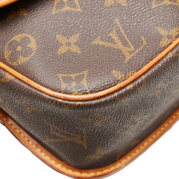 ルイ ヴィトン モノグラム ソローニュ ショルダーバッグ M42250 ブラウン PVC レザー レディース LOUIS VUITTON 【中古】