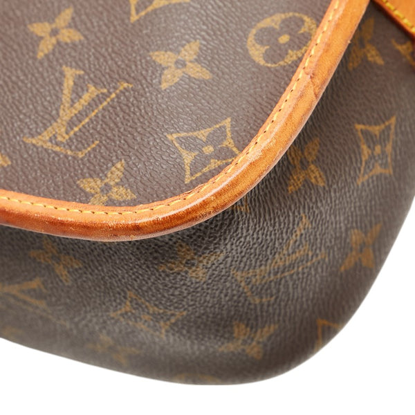 ルイ ヴィトン モノグラム ソローニュ ショルダーバッグ M42250 ブラウン PVC レザー レディース LOUIS VUITTON 【中古】