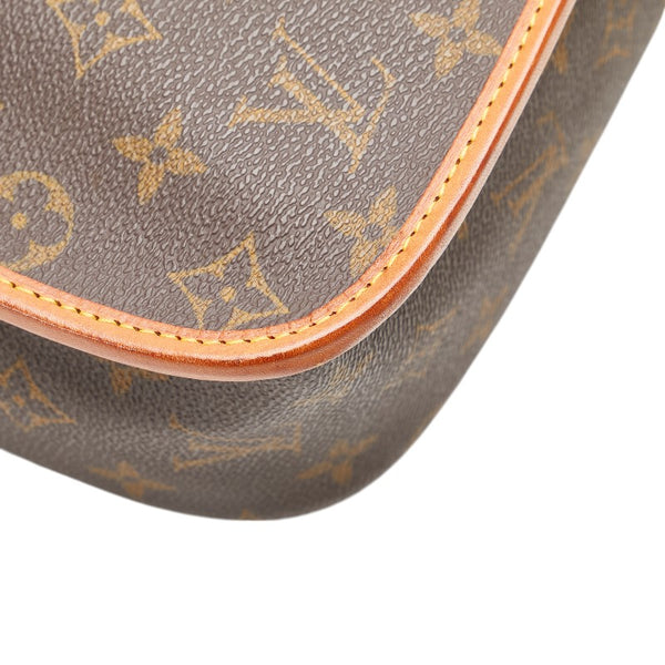 ルイ ヴィトン モノグラム ソローニュ ショルダーバッグ M42250 ブラウン PVC レザー レディース LOUIS VUITTON 【中古】