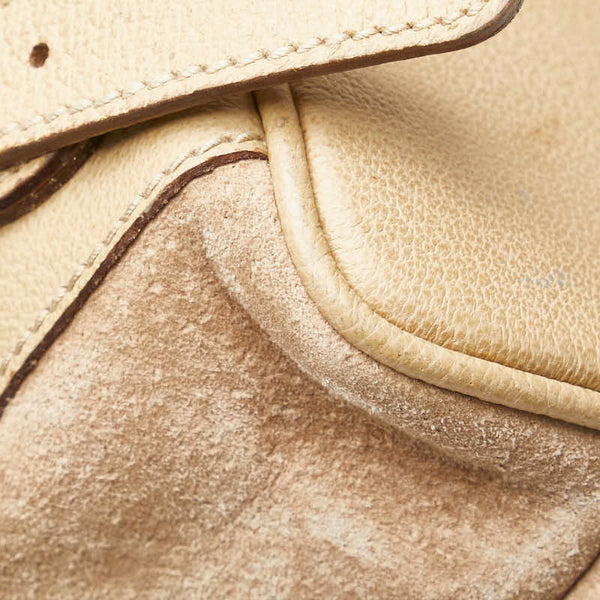 グッチ バンブー リュック バックパック 003.2058.0016 ベージュ スウェード レザー レディース GUCCI 【中古】