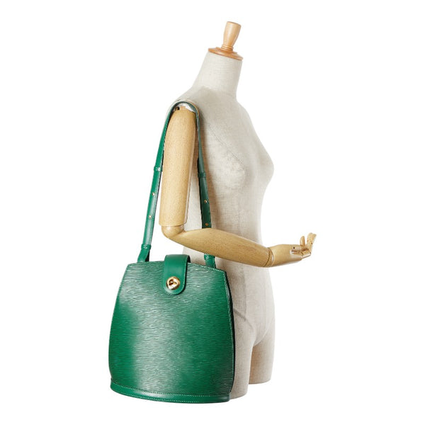 ルイ ヴィトン エピ クリュニー 肩掛け ショルダーバッグ M52254 ボルネオグリーン レザー レディース LOUIS VUITTON 【中古】