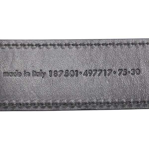 バレンシアガ ベルト サイズ:75/30 ブラック マルチカラー レザー キャンバス レディース BALENCIAGA 【中古】