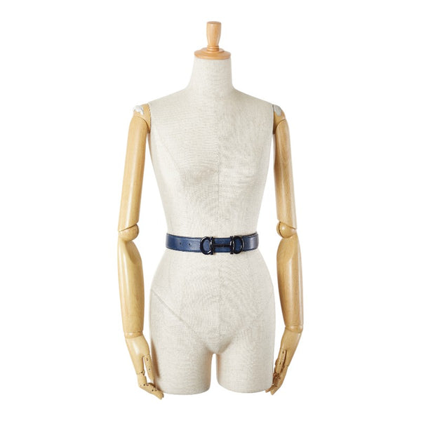 サルヴァトーレフェラガモ LIMITED EDITION ガンチーニ ベルト ブルー レザー メンズ Salvatore Ferragamo 【中古】