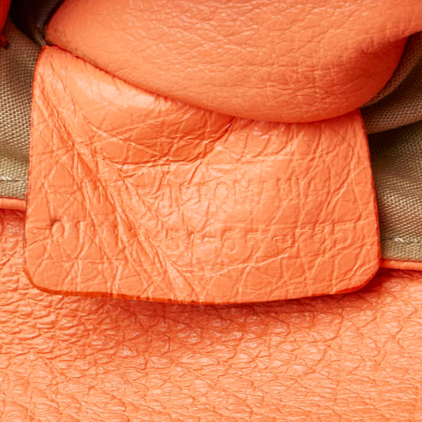 クロエ リリィ リボン ハンドバッグ ショルダーバッグ 2WAY オレンジ レザー レディース Chloe 【中古】