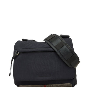 プラダ スポーツライン ロゴ 斜め掛け ショルダーバッグ ブラック ポリウレタン レディース PRADA 【中古】