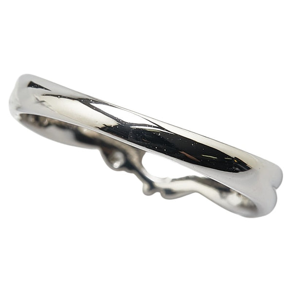 Pt900 プラチナ ムーンストーン ダイヤ0.04ct リング 指輪 レディース 9.5号 【中古】