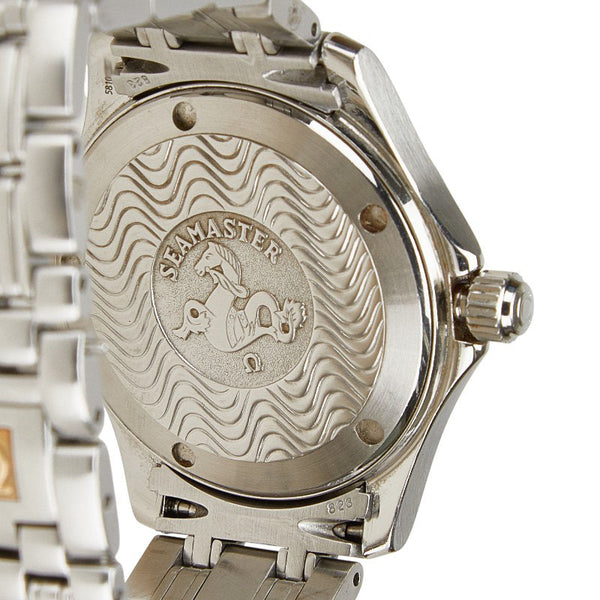 オメガ シーマスター120 腕時計 2511.81 クオーツ ネイビー文字盤 ステンレススチール メンズ OMEGA 【中古】