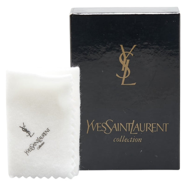 サンローラン YSL ブローチ シルバー メッキ レディース SAINT LAURENT 【中古】