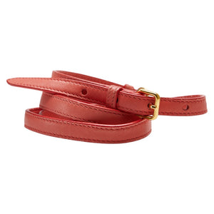 プラダ ショルダーストラップ ピンク レザー レディース PRADA 【中古】