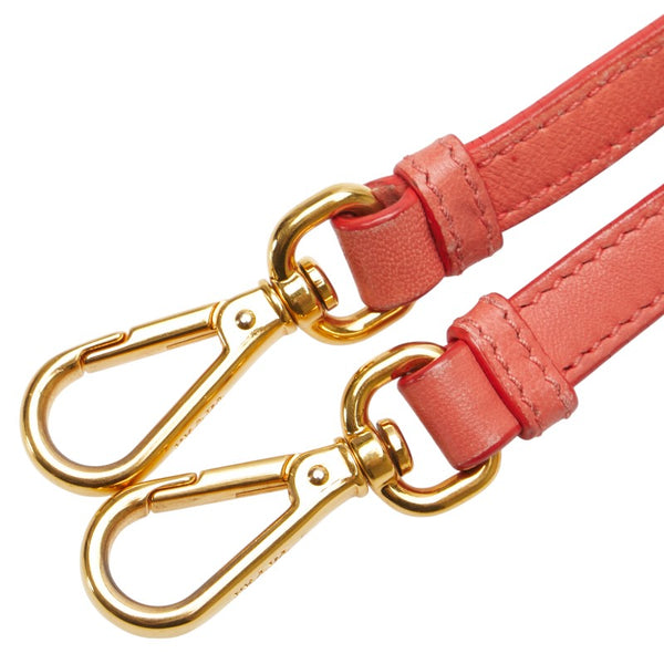 プラダ ショルダーストラップ ピンク レザー レディース PRADA 【中古】
